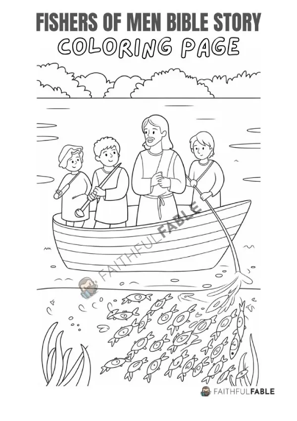 The Fishers of Men Bible Story 6 fishers of men bible story 1