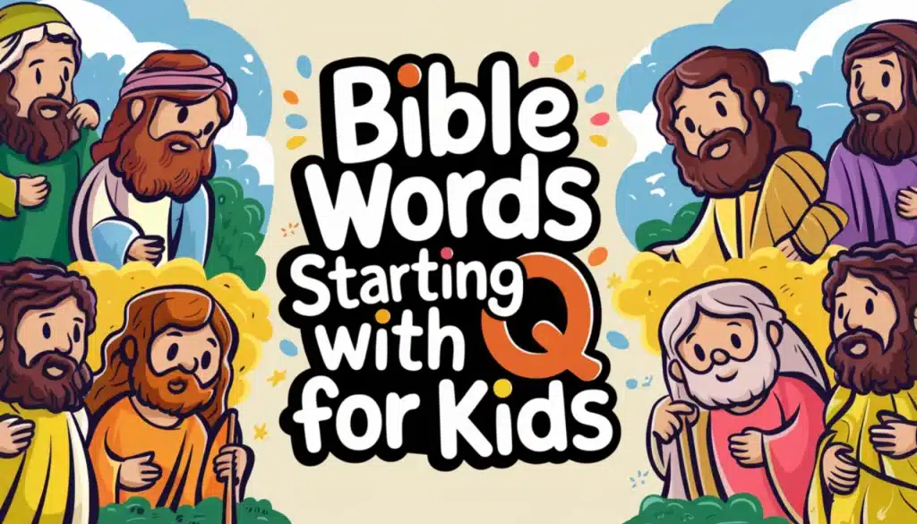 Bible Words Starting with Q 6 Bible Words Starting with Q for Kids