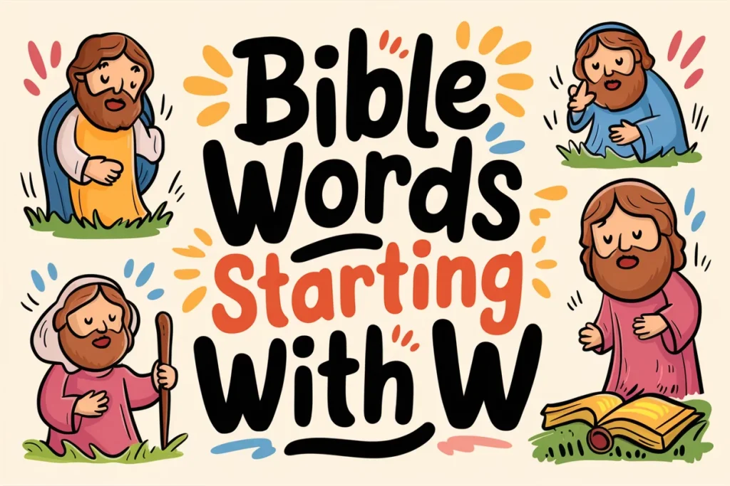 Bible Words Starting with W 7 Bible Words starting with W 1