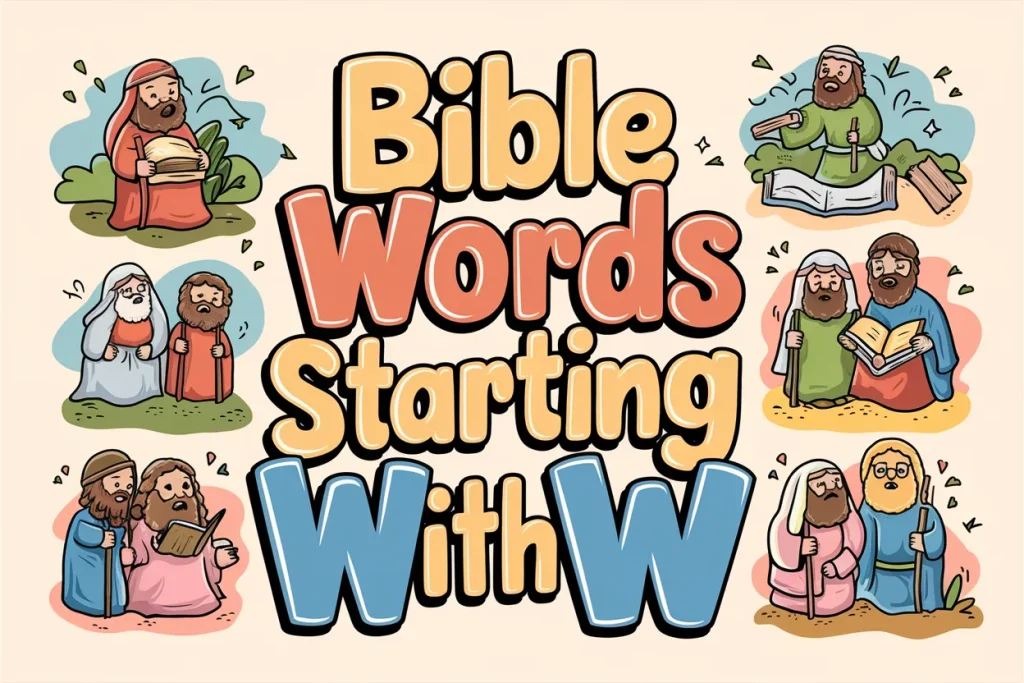Bible Words Starting with W 6 Bible Words starting with W
