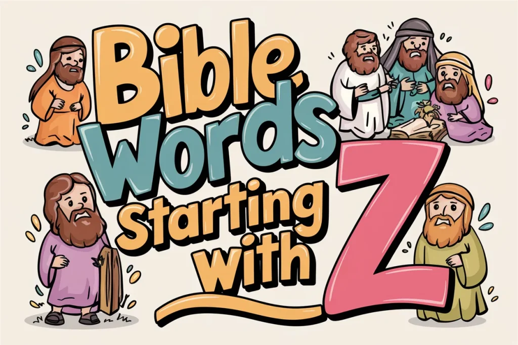 Bible Words Starting with Z 6 Bible Words starting with Z