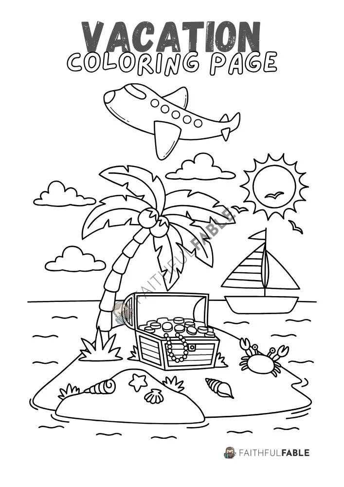 Bible words starting with V 7 Letter V Coloring Page 4