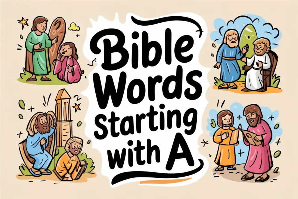 100 Bible Words Starting with A 1 Bible Words Starting with A