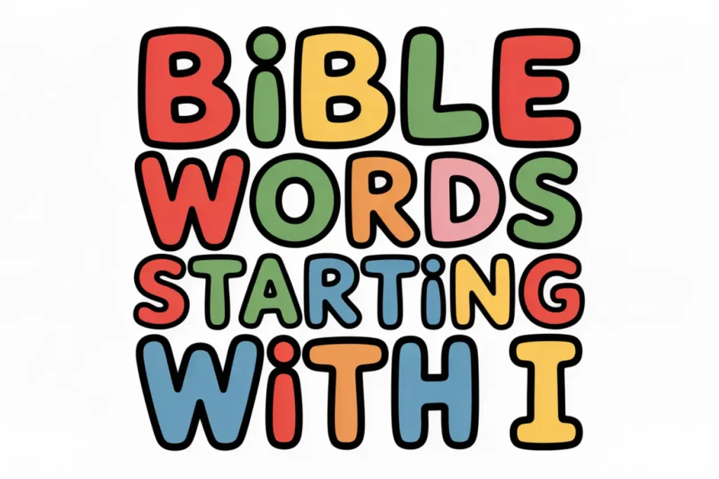 Bible words starting with I