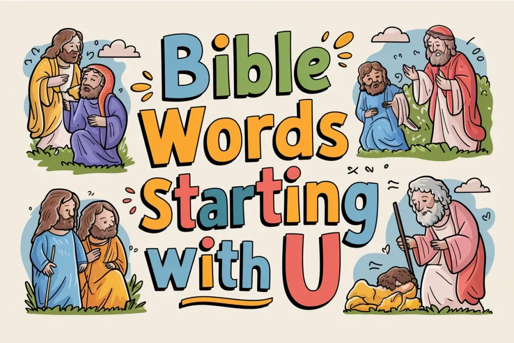 Bible words starting with U 6 Bible words starting with U