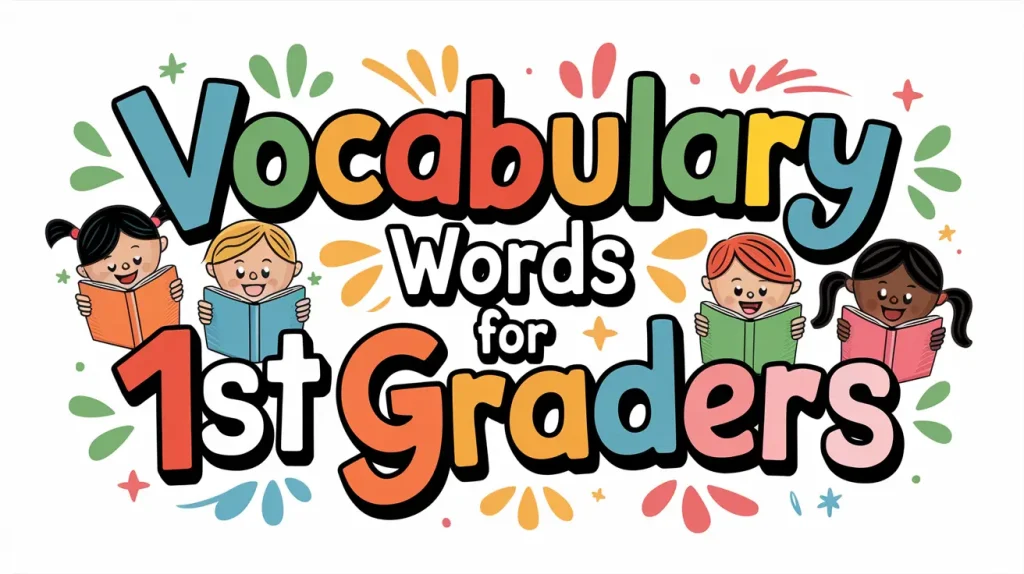 Vocabulary Words for 1st Graders 1 Vocabulary Words for 1st Graders 1