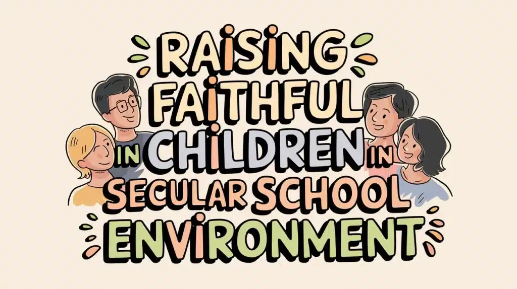 Raising Faithful Children in a Secular School Environment 1 Raising Faithful Children in a Secular School Environment 2