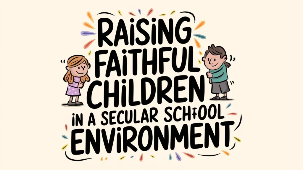 Raising Faithful Children in a Secular School Environment 2 Raising Faithful Children in a Secular School Environment 3