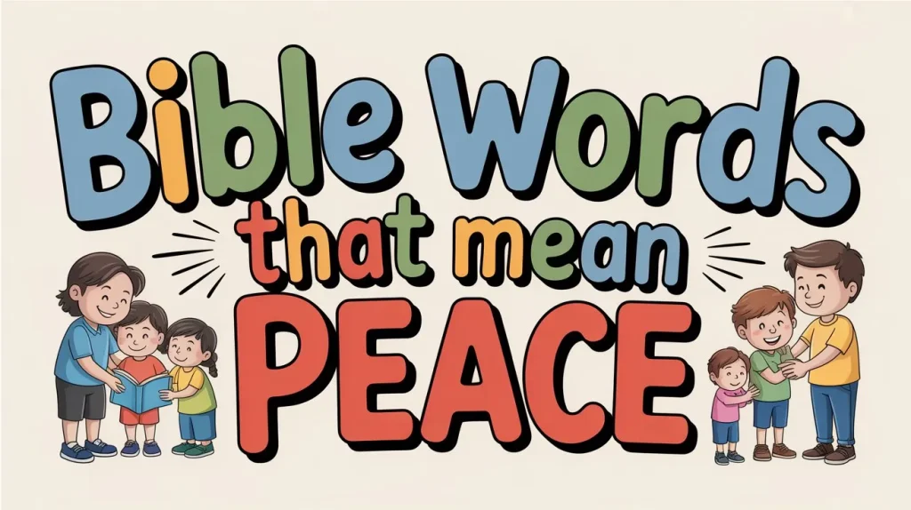 Bible Words That Mean Peace 1 Bible words that mean peace 1