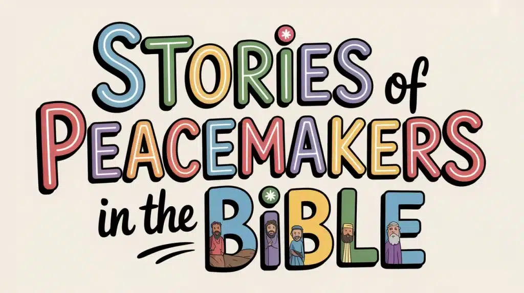 5 Powerful Stories of Peacemakers in the Bible 1 Stories of Peacemakers in the Bible
