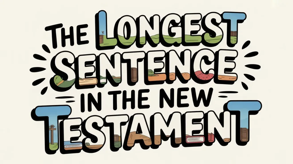 The Longest Sentence in the New Testament: Ephesians 1:3-14 1 The Longest Sentence in the New Testament: Ephesians 1:3-14