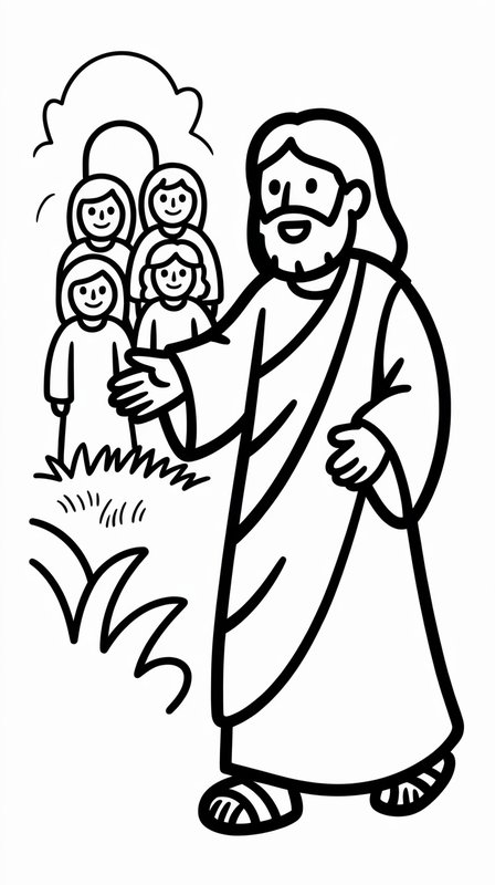 Jesus and the Centurion Coloring Pages 2 Jesus Offers to Come