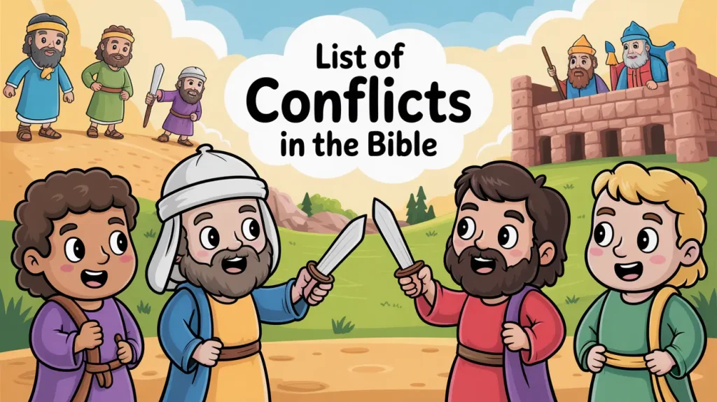 List of Conflicts Recorded in the Bible 2 List of Conflicts Recorded in the Bible