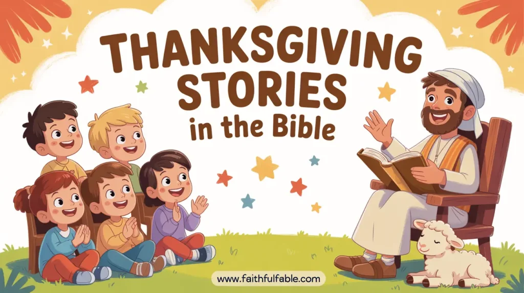 30 Thanksgiving Stories in the Bible 2 Thanksgiving Stories in the Bible 2